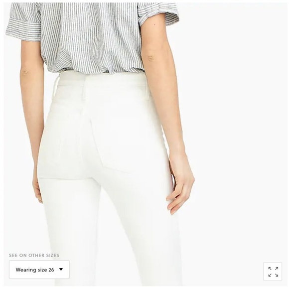 J. Crew 10" High Rise Toothpick Jeans - Picture 2 of 5